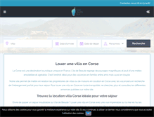 Tablet Screenshot of corselocationvilla.com